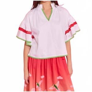 NEW ALDEN ADAIR june top in white